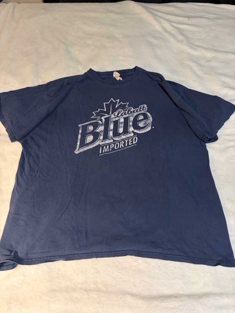 Labatt Blue Graphic Tee in Navy Blue